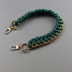 Women's Bag Woven Bag With 40cm Short With Buckle Can Be Mobile Phone Charm (Option: Old Version Green-40cm)