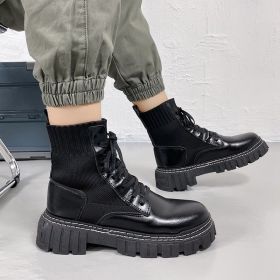 Platform Martin Boots British Style High Top (Option: Black-44)